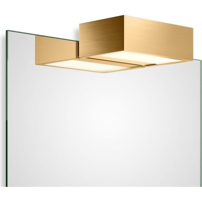 DECOR WALTHER Лампа над огледалото Box Clip On LED 15 см златна мат (0419782)