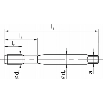 Fanar Threadder M 6 DIN-371C VHM HRC60 TICN