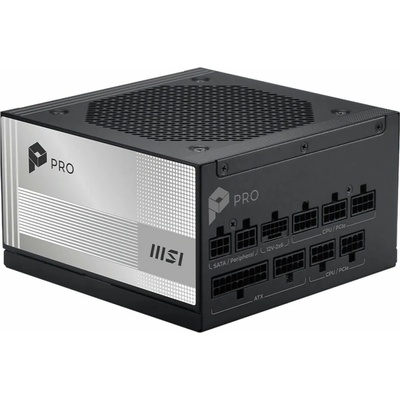 MSI PRO A1000PL PCIE5 1000W 306-7ZPLX11-HD8