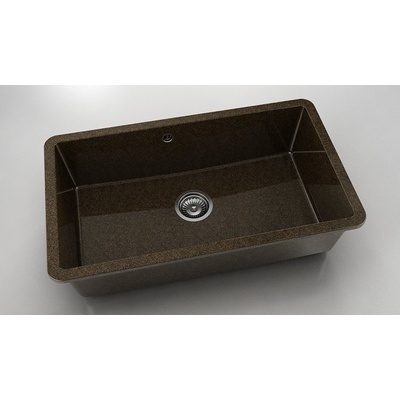 FAT Мивка за долно вграждане Vanguard 232, Granicite, 349 Sandstone, с включен сифон