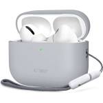 Tech-Protect Силиконов кейс за Apple AirPods Pro 3 от Tech Protect Silicone - Crayon Grey (5906302333059)