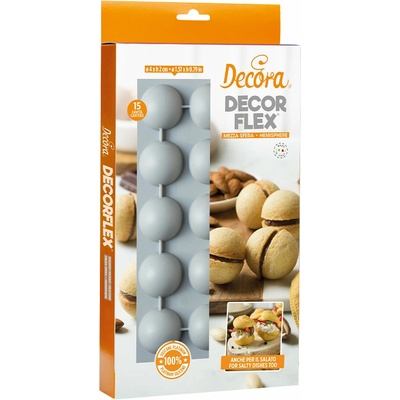 Decora Silikonová forma polokoule průměr 4 cm
