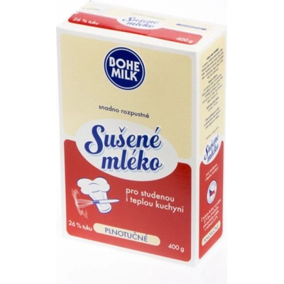 Bohemilk Mlieko sušené plnotučné 1x400g