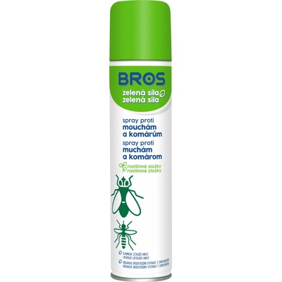 Bros zelená síla spray proti mouchám a komárům 300 ml