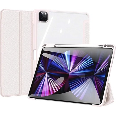Dux Ducis Toby Tablet Case - хибриден удароустойчив кейс с отделение за Apple Pencil 2 за iPad Air 4 (2020) (розов)