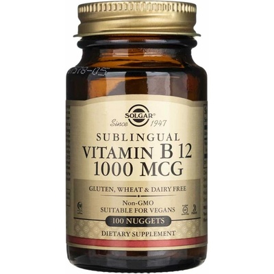 Solgar Vitamín B12 1000 mcg 100 kapslí