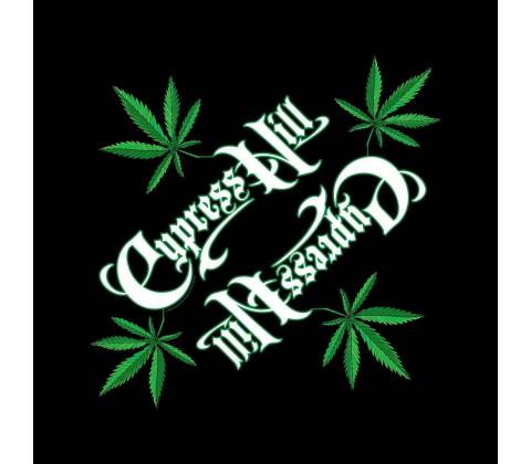 Cypress Hill Logo Leaf čierna