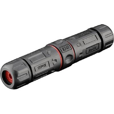 CB Elektro Spojka RJ45 8P8C vodotesná Cat.6, tienená (HDX)