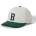 Brixton Шапка с козирка Brixton Big B Medium Profile Cap Cotton Cap - Off White / Primal Green - размер One Size (904-5659-0211)
