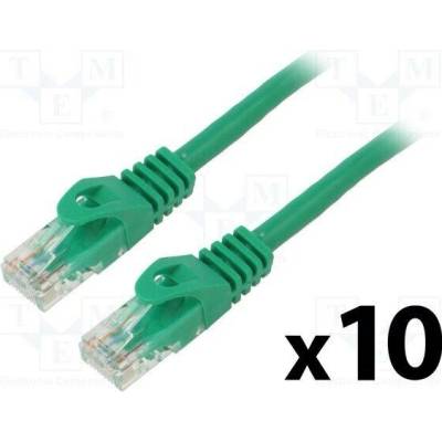 Lanberg PCU5-20CC-0050-G Patch U/UTP Cat 5e RJ45 vidlice z obou stran lanko CCA