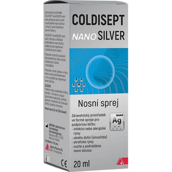 Coldisept nanoSilver nosní sprej 20 ml