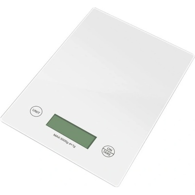 Rosberg Кухненски кантар Rosberg Premium RP51651K, дигитален, до 5 kg, индикатор за претоварване, бял (RP51651K white)