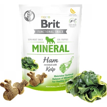 Brit Care Dog Functional Snack Mineral Ham for Puppies Функционално лакомство за кученца с шунка и водорасли 150gr
