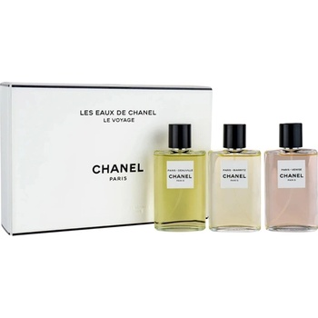 CHANEL Les Eaux De Chanel Le Voyage подаръчен комплект с тоалетна вода 3x50мл за жени 1 бр