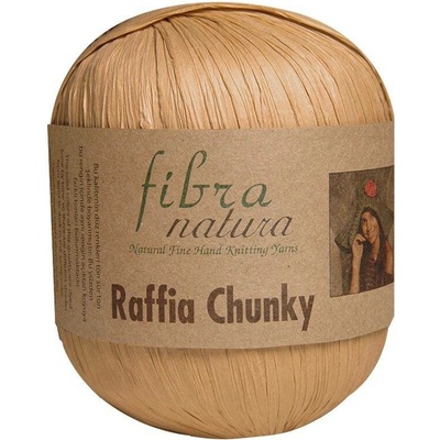 Fibra Natura Raffia Chunky 114-18 hnědá