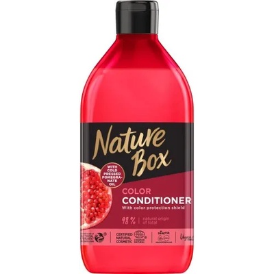 Nature Box Pomegranate Oil Color Conditioner - Натурален балсам за боядисана коса с масло от нар 385мл