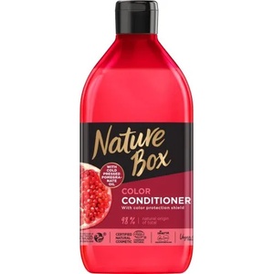 Nature Box Pomegranate Oil Color Conditioner - Натурален балсам за боядисана коса с масло от нар 385мл