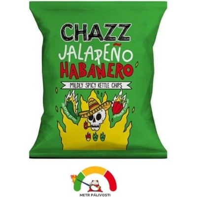 Chazz Chipsy Jalapeno Habanero pálivosť 50 g