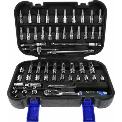 Geko Gola sada nástrčných kľúčov 56ks 1/4" G10153