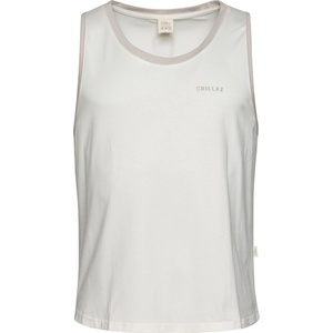 Chillaz Мъжки потник с широка презрамка Chillaz Palau Carabiner Logo Tank top - Creme - размер XS (216-8117-0112)