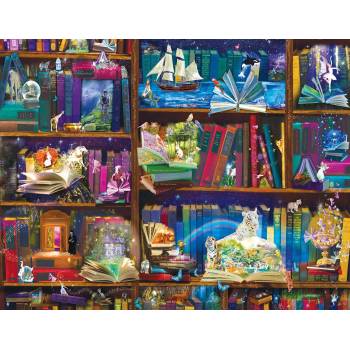 Image 1 of SunsOut - Puzzle Mullins: Library Adventures in Reading - 1 000 piese