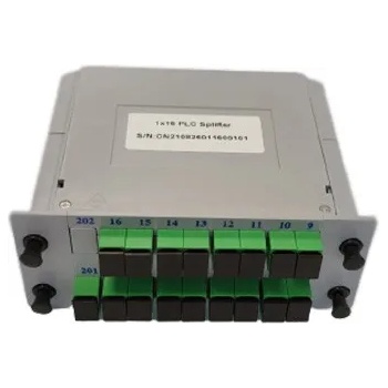 Conneu Оптичен PLC сплитер 1x16 с SC-APC конектори, LGX касета, Conneu (CNPLC-116-SCA1-SCA1-LGXP)