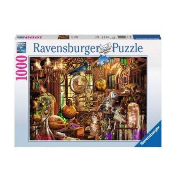 Ravensburger Пъзел Ravensburger 1000 части - Лабораторията на Мерлин, 7019834