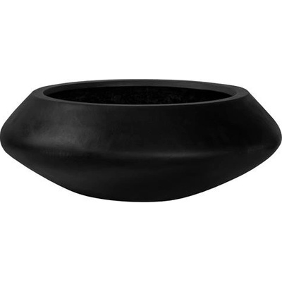 Pottery Pots květináč Tara M Black Natural Fiberstone 60 x 22,5 cm