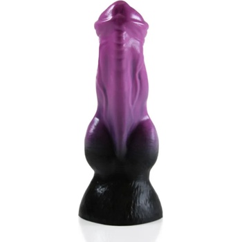 Image 1 of HellHound Cerberus Dildo Black Purple M