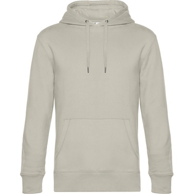 B&C mikina KING Hooded s kapucí pánská COT01U02Kx4500-grey fog Šedá mlhavě