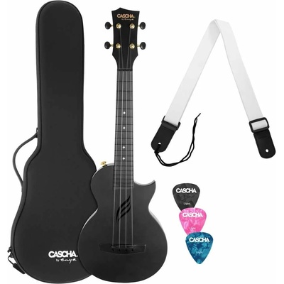 Cascha Carbon Fibre Set Black Концертно укулеле (HH2258)