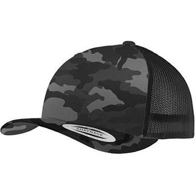 Flexfit Camo Trucker Cap dark camo/blk