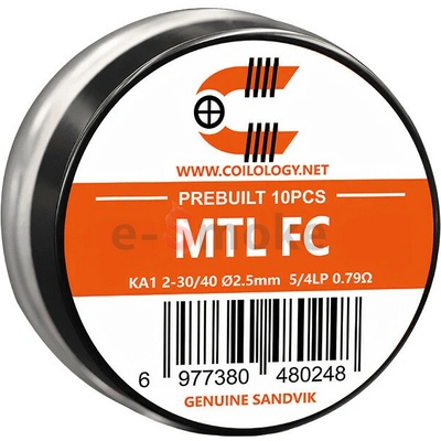Coilology špirálky MTL Fused Clapton KA1 0,79 ohm 10ks