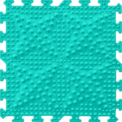 OrtoNature Masážní ortopedická podložka Kaktus měkká Tyrkysová