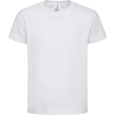 STEDMAN Tričko Classic T Organic Crew Neck White bílá
