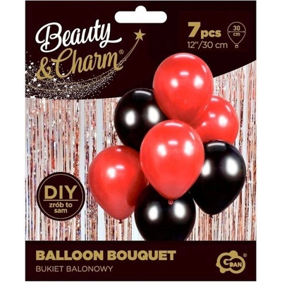 Godan Latexové balonky černo červené