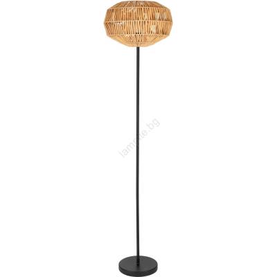 EGLO 44146 - Подова лампа SHELDON 1xE27/40W/230V кафява (EG44146)