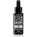Gosh Foundation Drops lehký make-up ve formě kapek SPF10 006 Tawny 30 ml
