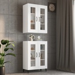 vidaXL Окачен стенен шкаф, бял, 69, 5x34x90 см (812285)