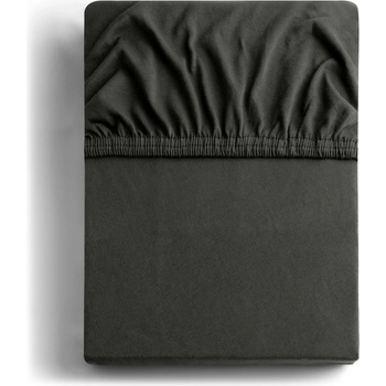 Restilo Тъмносив еластичен чаршаф от джърси 120x200 cm Amber - Restilo (120014575)