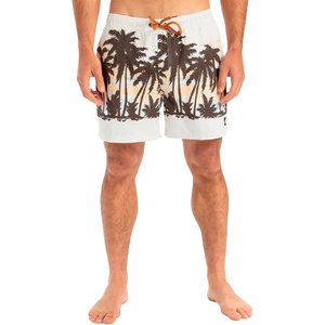 Quiksilver Бански гащета Quiksilver Everyday Straight Volley 15´´ swimming shorts - White (Birch Tropicamo)