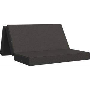 vidaXL Сгъваем диван легло 140 x 67 x 45 см Тъмносиво (900221)