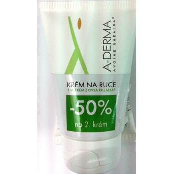 A-Derma Creme Mains regenerační krém na ruce 2 x 50 ml