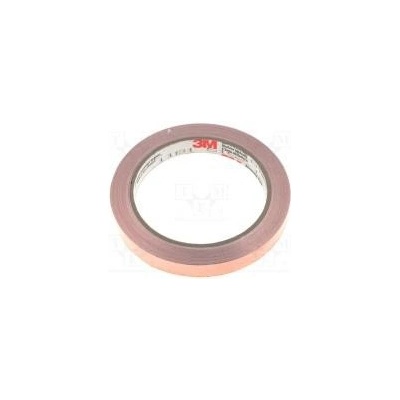 Páska elektricky vodivá W 12mm L 16,5m Thk 0,066mm měď UL510