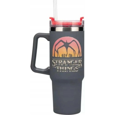 Paladone termohrnek s brčkem Stranger Things 900 ml