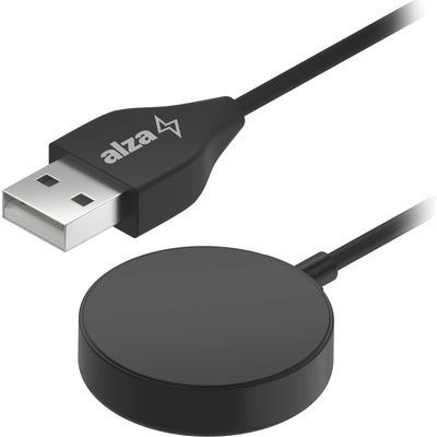 AlzaPower USB-A nabíjací kábel pre Samsung Galaxy Watch 1-8, Ultra, Active 2 – 1 m APW-SWCHSGAL-A