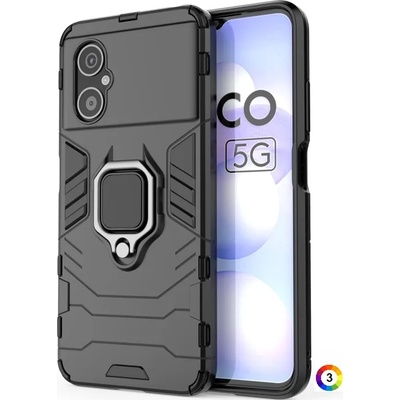 Xiaomi Poco M4 5G / Poco M5 5G / 4G Удароустойчив Ring Holder Калъф и Протектор