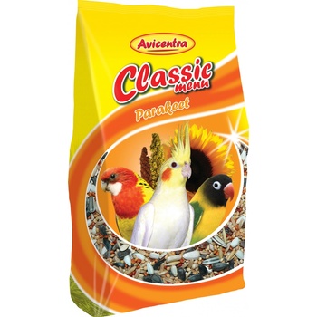 Avicentra Classic Malý a střední papoušek 1 kg