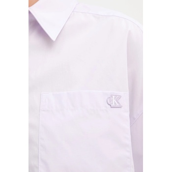 Calvin Klein риза дамска от памук (LV047F104G)