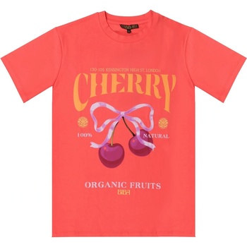 Biba Тениска Biba Women's Oversized Graphic T-Shirt - cherry